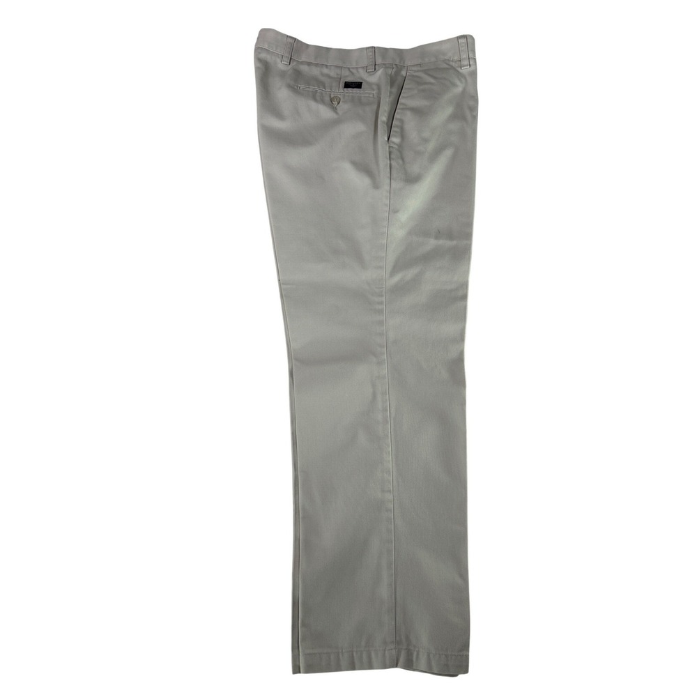 Dockers Mens Individual Fit Khaki Chino Pants 36x30 Tan Cotton Stretch Waistband